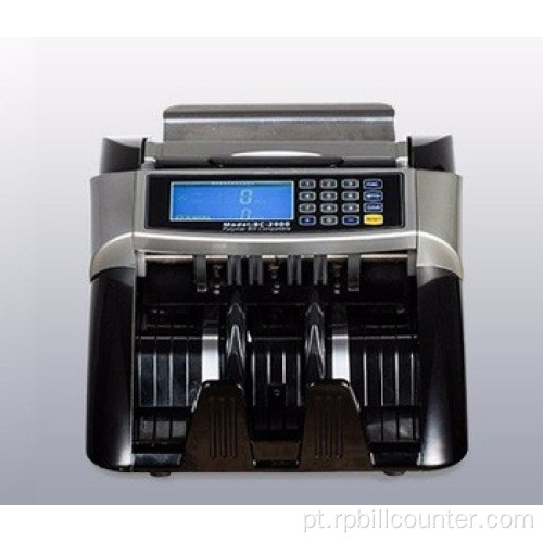 Contador de notas de valor de máquina de contagem de dinheiro de notas de banco